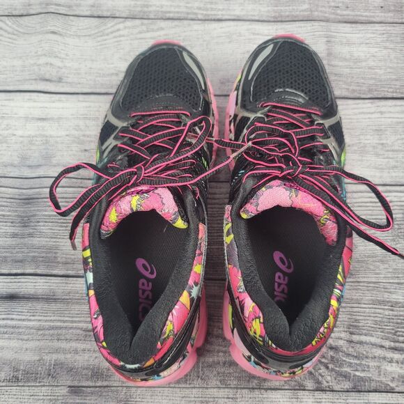 ASICS Gel Kayano 21 Black Multi Running Shoe T4H7Q Womens 9 US - Picture 8 of 8